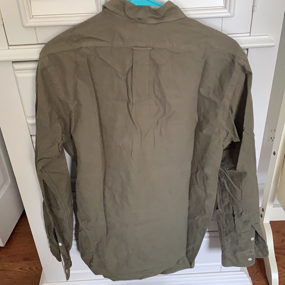 Ralph Lauren army green long sleeve polo shirt - Picture 3 of 3